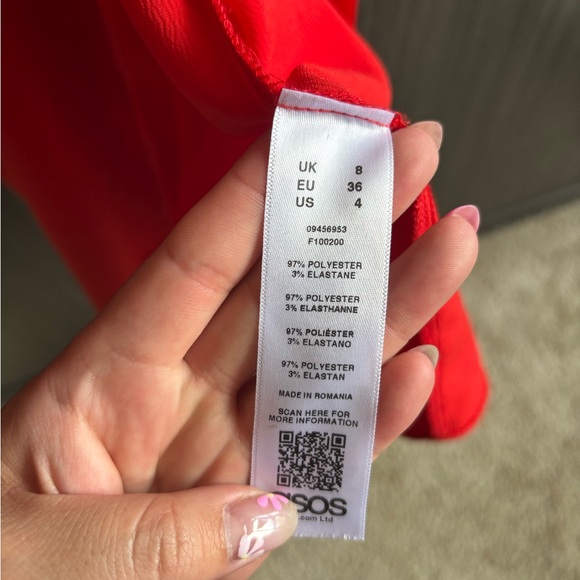 ASOS satin wrap waist dress - Picture 7 of 7